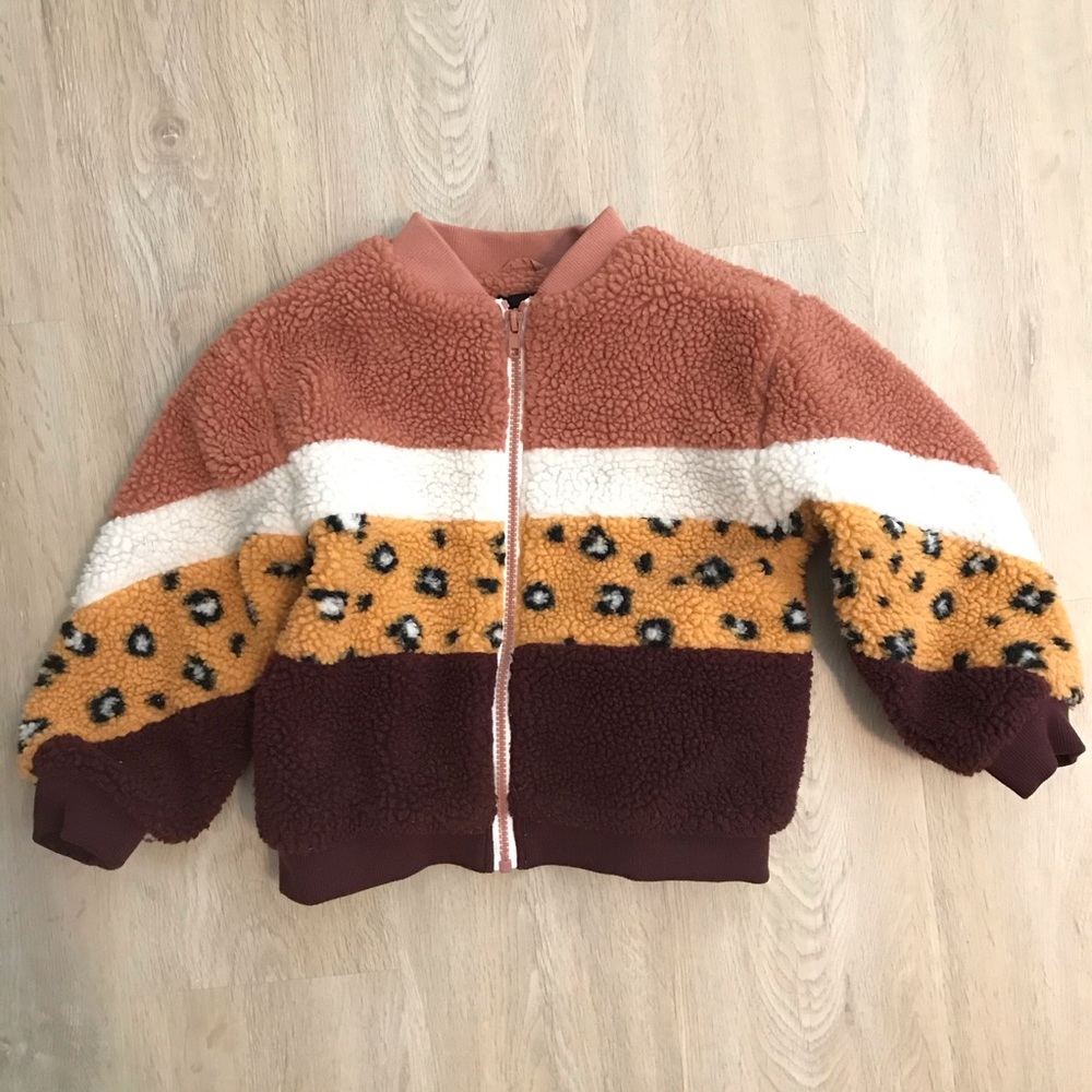 Art Class Sherpa Bomber Jacket